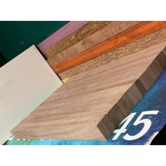 Stumps Custom Wood Premium Walnut Cutting Board Blanks - Durable & Versatile Wood for DIY Projects 12 Inches Length 12 Pack