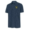 thumbnail image 2 of Men's Antigua Navy Milwaukee Brewers Lush Polo, 2 of 3
