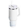 thumbnail image 2 of 40 oz Insulated Stainless Steel Tumbler Double Wall Stainless Steel Tumbler with 2-Way Drinking Penguin Holding Candy Cane, 2 of 9