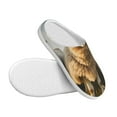 thumbnail image 3 of Fotbe Cute Prairie Sheep Herd Pattern Women's Fuzzy Curly Fur Memory Foam Loafer Slippers Indoor Outdoor Slippers Winter Home Shoes-44/45, 3 of 7