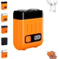 thumbnail image 1 of Bccnerty Rasoir, Rasoir Électrique Humide et Sec 2026, Tête Double Flexible à 360° pour un Rasage Fluide, Mini Rasoir Rechargeable Étanche pour Voyage et Maison (Orange-1), 1 of 8