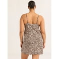 thumbnail image 4 of Joyspun Women’s Dreamy Soft Collection Lace Trim Knit Chemise, Sizes XS to 3X, 4 of 6