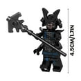 thumbnail image 2 of Connue 24 Pcs Ninja Blizzard Samurai Building Blocks Toy Set, Whirlwind Ninja Action Figures, Birthday Halloween and Christmas Gift for Kids, 1.7 in, 2 of 5