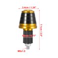 thumbnail image 3 of Unique Bargains 2pcs Titanium Tone Universal 17mm Hand Grips Handlebar End Caps Plug Replacement for Motorcycle, 3 of 7
