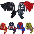 thumbnail image 2 of Conjunto de pijama de manga larga para niños, ropa de dormir con estampado de dibujos animados, bordado, otoño y primavera, 2 of 4