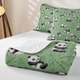 thumbnail image 4 of jejeloiu Cute Animals Bed Spread Queen Kids,Kawaii Print Queen Coverlet Set For Girls,3pcs, 4 of 7