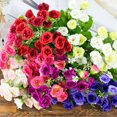 thumbnail image 3 of Gwong Decoración hogareña 1 Ramo Artificial Fake Rose Flower Plant Home Office Party Decor Photo Spots Gwong 98060, 3 of 6
