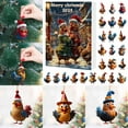 thumbnail image 4 of Dragon Advent Calendar 2025 Christmas Tree Hanging Ornaments Xmas Vacation Advent Calendar 24 Days Countdown Calendar 2D Acrylic Pendants Christmas Decorations, 4 of 8