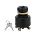 thumbnail image 1 of Boats Ignition Switches,6 Screw 3 Positon Ignition Starter Switches with 2 Key for Inboards Outboard Powered Boats, 1 of 4