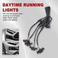 thumbnail image 4 of LED Front Grille Smoked Amber Light Daytime Running Lights Lamp, 4 of 5