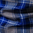 thumbnail image 2 of WREESH Men's Button Down Shirts Fashion Long Sleeve Plaid Dress Shirt with Button Down Collar and Classic Patte Blue, 2 of 7