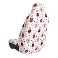 thumbnail image 2 of Wukai cute cat hearts Full Set Car Seat Covers with Soft Padding Universal Auto Front Seats Protector and Cushion Mat, 2 of 5