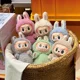 thumbnail image 2 of Para Labubu los monstruos muñeca con cara de vinilo muñeco de macarrón con movimiento del corazón bolsa de adivinación réplica de alta calidad de China regalos de Halloween, 2 of 5