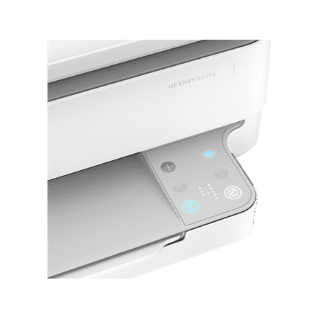 HP - ENVY 6455e Wireless All-In-One Inkjet Printer with 3 months of Instant Ink Included with HP+ - White
