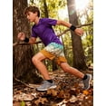 thumbnail image 3 of Lanbubble Boys Athletic Groundwork Performance Shorts Kids Mesh Breathable Quick Dry Stretch Basketball Active Sweat Shorts for 7-14 Years, 3 of 8