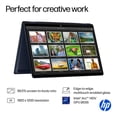 thumbnail image 4 of HP OmniBook X Flip 2-in-1 Laptop,14" 2K TouchScreen Laptop,Intel Core Ultra 7, Arc 140V GPU Copilot+ PC,16GB RAM 512GB SSD,Thunderbolt 4, HDMI Cable, US Version KB, Win 11 Home,Atmospheric Blue, 4 of 9