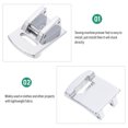 thumbnail image 3 of Miangastore Standard Presser Foot Of Guide Sewing Foot Metal Single Pin-type Guide Silver 5Pcs, 3 of 8