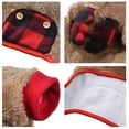 thumbnail image 3 of Coloody Dog Pajamas Christmas Costumes, Pet Cold Weather Sweater Coat Santa Claus Reindeer with Bowtie Apparel, Puppy Warm Winter Hoodie Clothes Jumpsuit, Pjs Onesie for Small Medium Dog Cats, 3 of 6