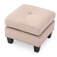 thumbnail image 4 of Glory Furniture Nailer G314-O Beige Ottoman, 4 of 5