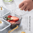 thumbnail image 2 of Plateau de Service pour Collations de Fruits Secs Plateau d'Apéritif Multifonction 6 Bols Bols de Service Divisés, comme Montré, 2 of 8