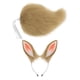 thumbnail image 5 of Conjunto de orejas y cola de conejo Yinane Camello Diadema con orejas de conejo, 5 of 8
