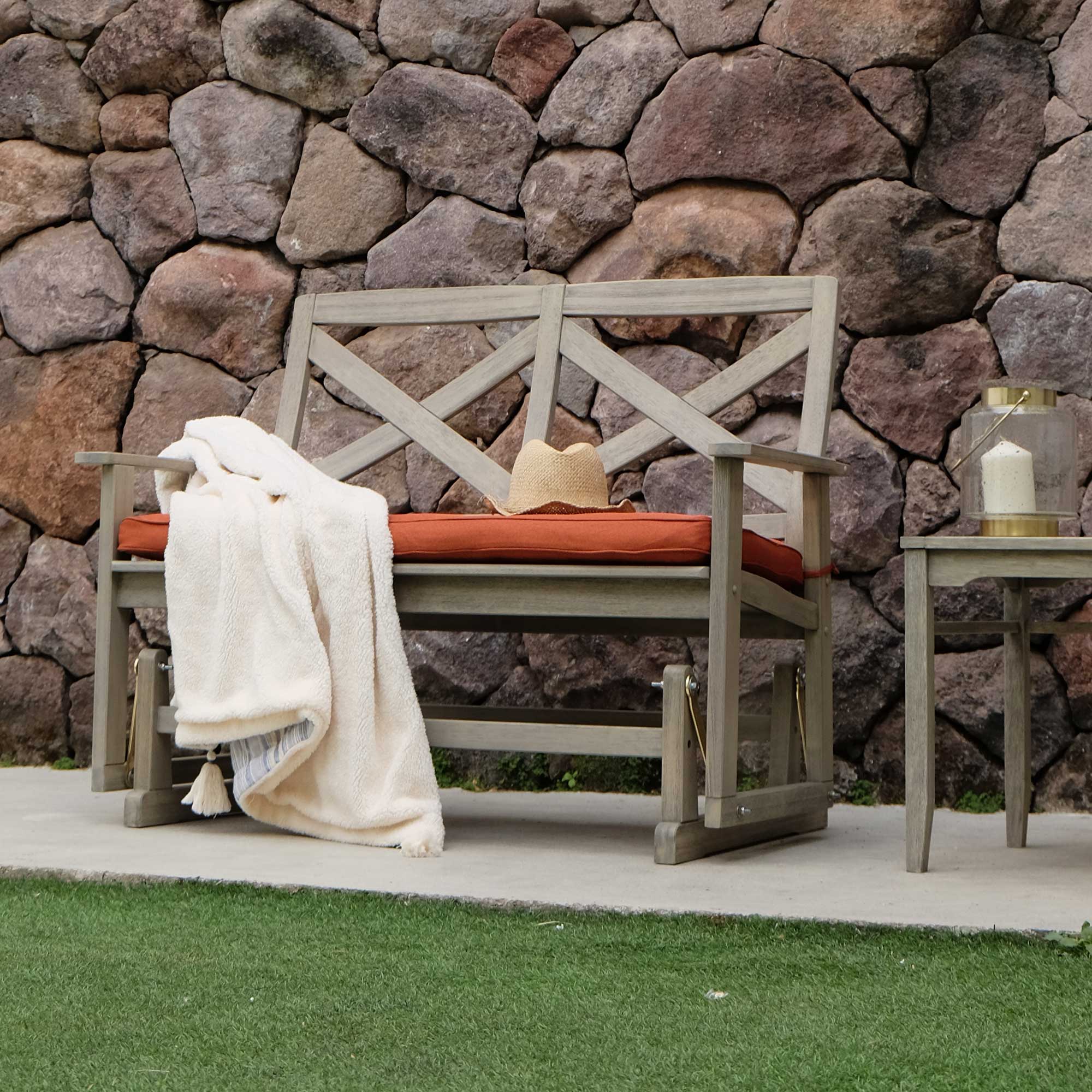 the brick glider chair