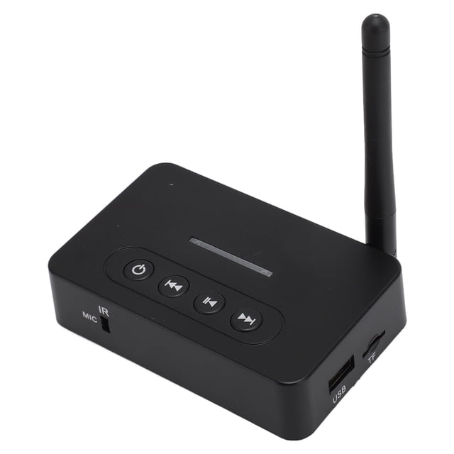 Transmisor Receptor De Sonido 5.1, Adaptador De Sonido HiFi SBC Decodificación De Sonido 2 En 1 AUX NFC Con Control Remoto Para Estéreo De Automóvil