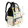 thumbnail image 2 of Fotbe Summer Animal Mochila Maternidad - Lona de Sarga Impermeable, Mochila de Pañales de Gran Capacidad con Múltiples Bolsillos y Correas Ajustables, 2 of 6