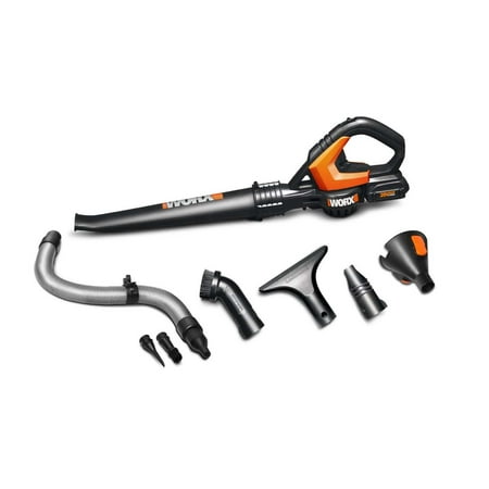 Worx WG545.1 WORXAIR Lithium Multi-Purpose Blower/Sweeper/Cleaner, (Best Cordless Battery Powered Leaf Blower)