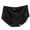 Black, variant on Seductiva Clothing Women's Panties Women's Spring/Summer Ice Silk Traceless Breathable Mid Waist Triangle Underwear