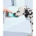 thumbnail image 3 of Botella de agua portátil para perros de 300 ml, color verde, antibacteriana, a prueba de fugas y con filtro, adecuada para paseos, caminatas y viajes, 3 of 5