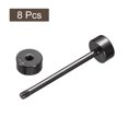 thumbnail image 3 of Unique Bargains 8Pack Metal Bag Strap Connect Buckles,32x42mm Purse Screw Fixing Rivets (Metallic Black), 3 of 7