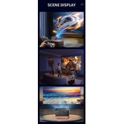 Mini Projector with WiFi , Native 1080P Projector , Projectors for Outdoor Movies Home Theater Built-in Speaker Android11 Dual WiFi6 Allwinner 1080p Compatible with iPhone/Android/PS4/Laptop