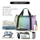 thumbnail image 5 of Disketp Beautiful Glitter Bolsa de Viaje Tipo Duffle, Bolso de Mano para Fin de Semana para Mujer, Bolsa de Gimnasio Ligera para Hombre, Esencial para Viajes, 5 of 7