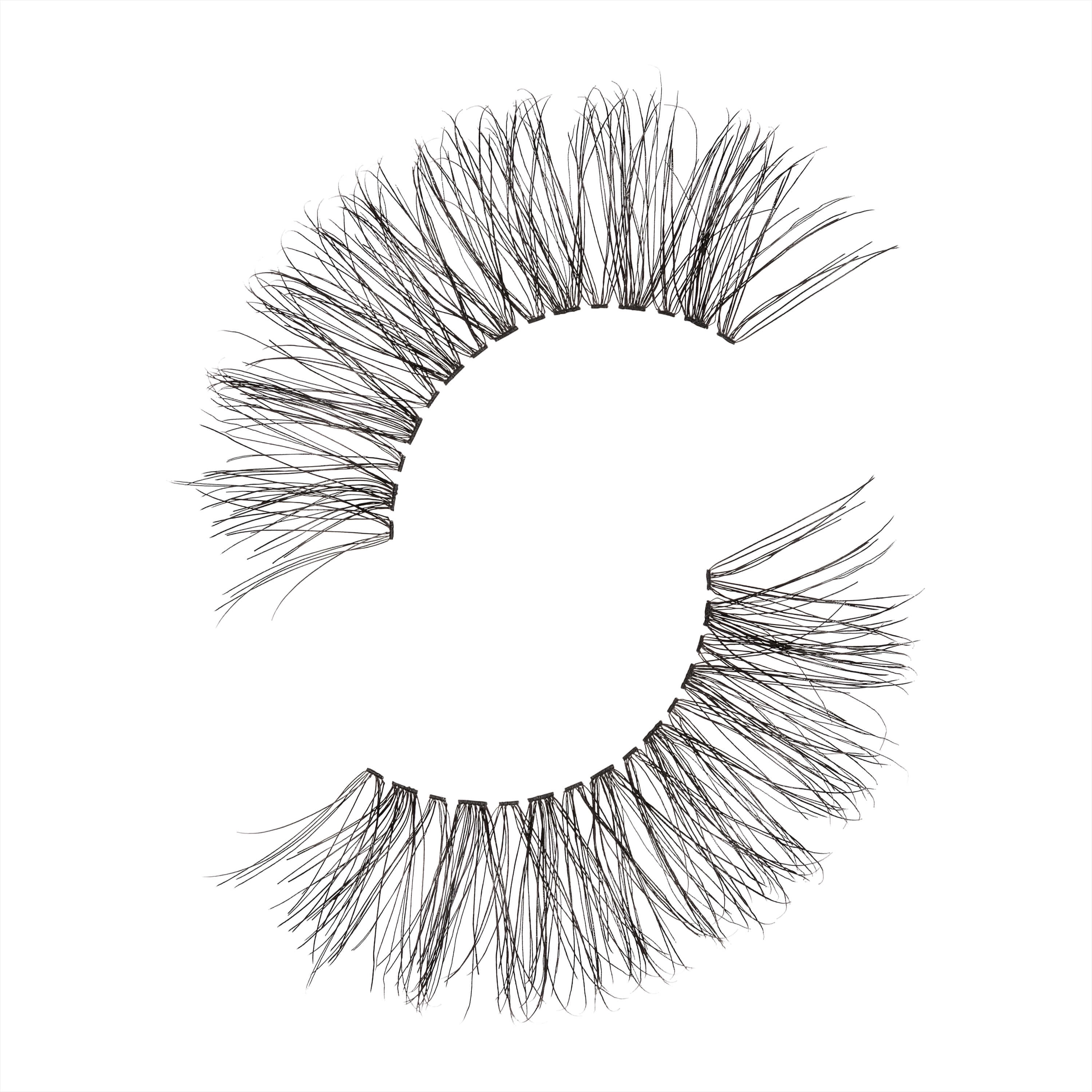 Kiss Sister Nature False Eyelashes, 'Willow', 100% Human Hair, 1 Pair Strip Lashes