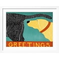 thumbnail image 2 of Art.com Greetings Black Yellow Giclee Print by Stephen Huneck, White Frame Wall Art, 40" x 32", 2 of 4