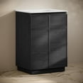 thumbnail image 3 of St. Tropez 24" Freestanding Bathroom Vanity in Black Oak with 3-Hole Centerset Sink Top, 3 of 6
