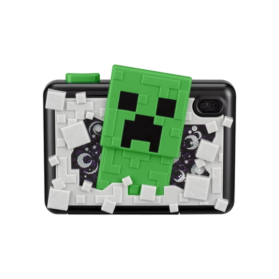 Minecraft Kids Camera with SD Card, Digital Camera for Kids with Video Recording and Built-in Digital Stickers