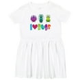 thumbnail image 3 of Inktastic I Love Bugs Girls Toddler Dress, 3 of 5