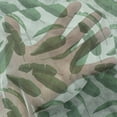 thumbnail image 3 of Banana Leaf Tulle Curtains with Rod Pocket, Hand Drawn Cartoon Style Leafage of an Exotic Fruit Tree Tropical Paradise, Sheer Drape for Wedding Party 2 Panels, 7 Sizes, Forest Green, by Ambesonne, 3 of 3