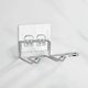 thumbnail image 5 of Hair Dryer Holder Rack Wall Mounted Hair Straightener Dryer Holders Bathroom Organizer Storage Rack Shelf Bathroom Accessories, 5 of 5