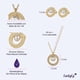 thumbnail image 4 of Juego de Joyería para Mujer de Perlas y Zirconia Cúbica LuckyLy Set de Collar y Aretes Acero Inoxidable con Baño Oro 14k Modelo Emy dorado Unitalla, 4 of 5