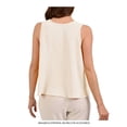 thumbnail image 2 of Blusa George para Mujer, Blusa Básica Cuello Redondo Sin Manga Hueso Talla G, 2 of 4