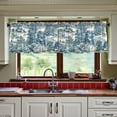 thumbnail image 3 of Yayeee Kitchen Curtains Tier Set of 2 Light Filtering 57"x24" Over Sink Window Panels, Green Flourishing Garden, 3 of 7