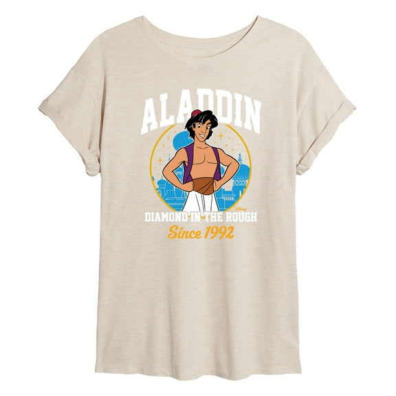 Disney Aladdin - Diamond in The Rough Since 1992 - Juniors Ideal Flowy Muscle T-Shirt