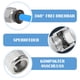 thumbnail image 5 of Conector recto de instalación rápida, accesorio neumático compatible con impresora 3D con resistencia a la abrasión, resistencia a alta presión para uso profesional (12 piezas), 5 of 8