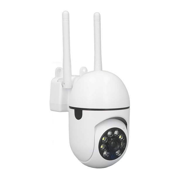 Cámara de Vigilancia al Aire Libre, Cámara de Seguridad de Bombilla USB Montada de ABS Montada Hd Visión Nocturna de 2MP para Patio