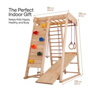 Indoor Playground Toddler Climber Slide Sportwood - Multicolor