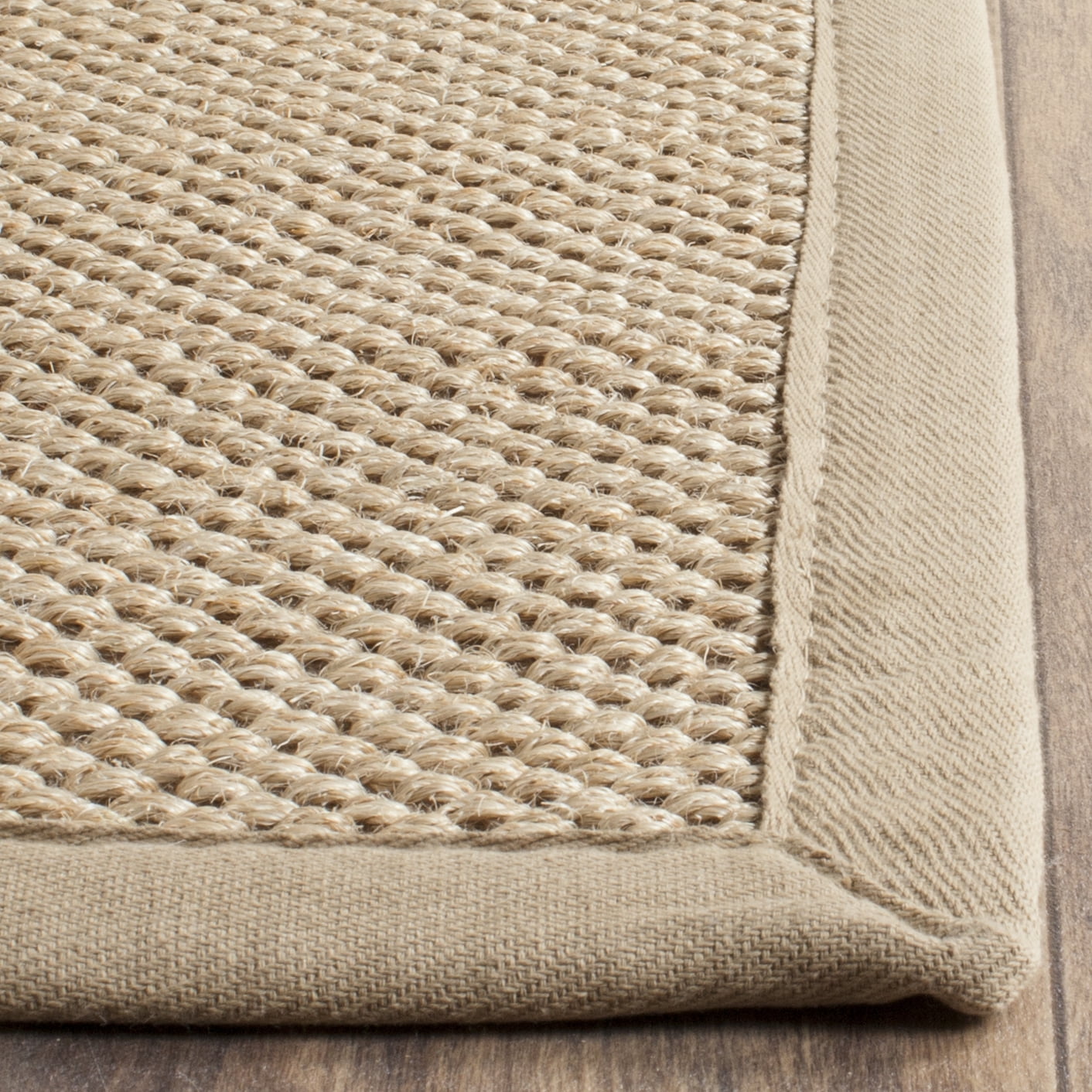 Safavieh Natural Fiber Jovana Solid Area Rug, Maize/Linen, 10' x 14'