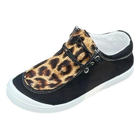 

Casual Shoes for Women Loafers Ladies Shoes Sneakers for Women Autumn Leopard Print Canvas Flat Soft Sneakers Vulcanize Women S Casual Shoes Women Casual Shoes Canves Brown 41